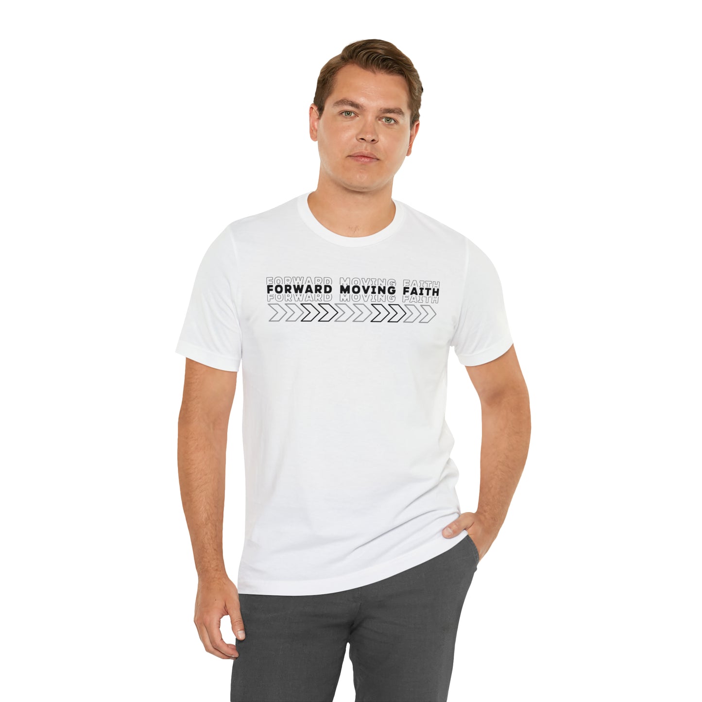 Forward Moving Faith Men's t-shirt