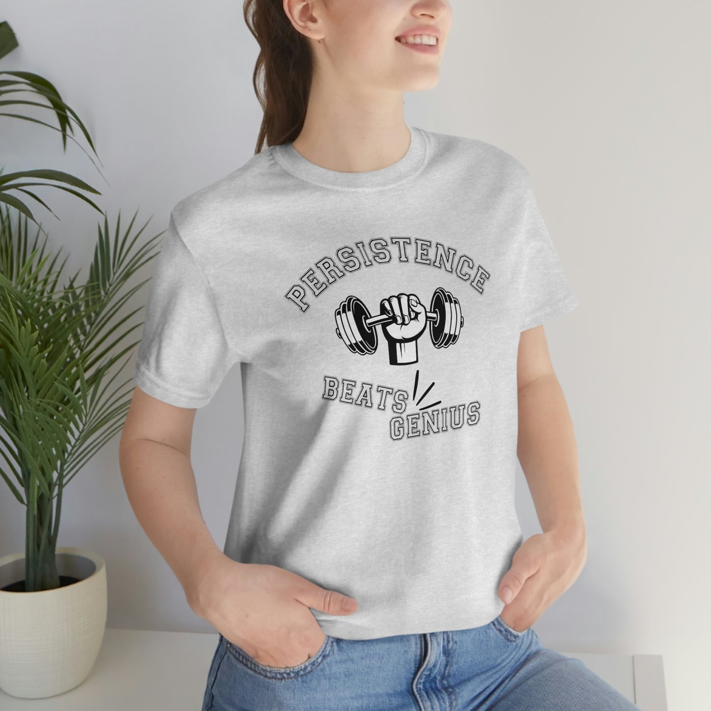 Persistence Beats Genius Women's t-shirt