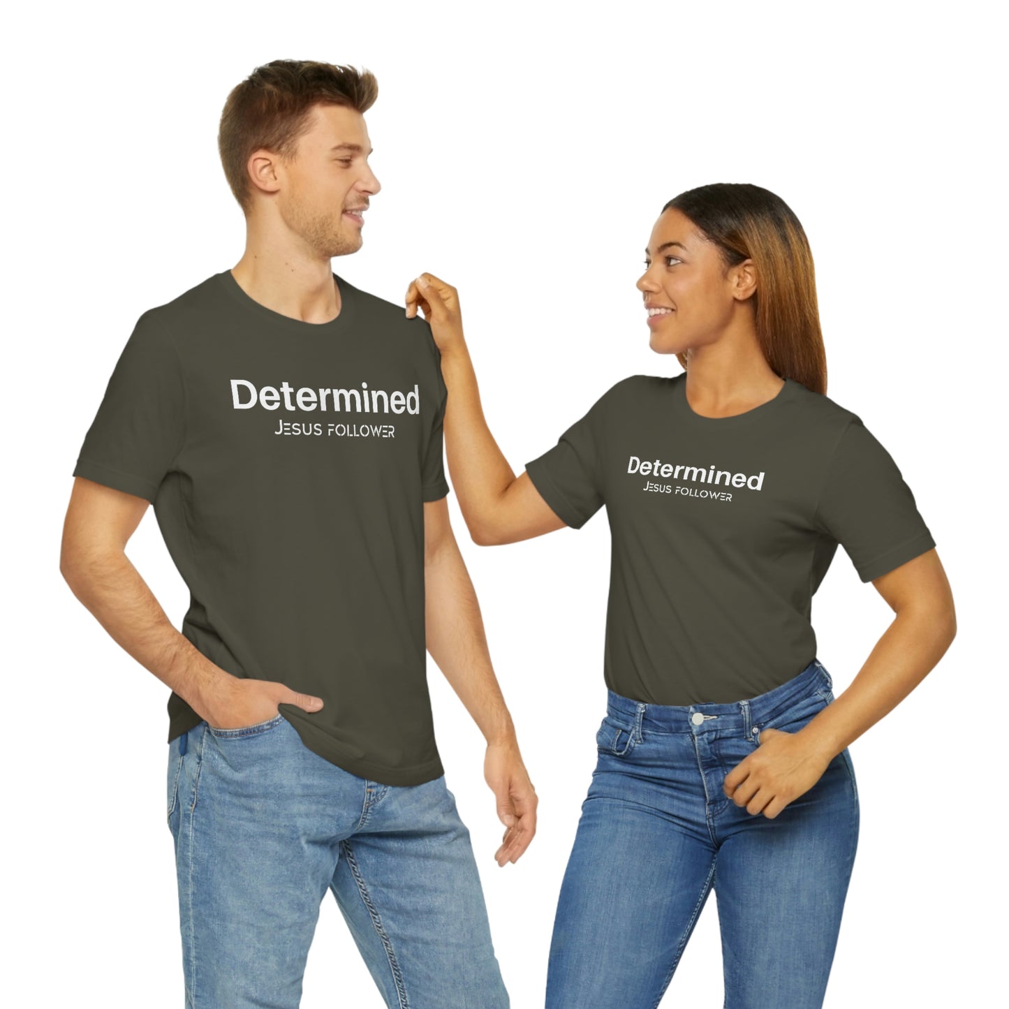 Determined Jesus follower Unisex t-shirt