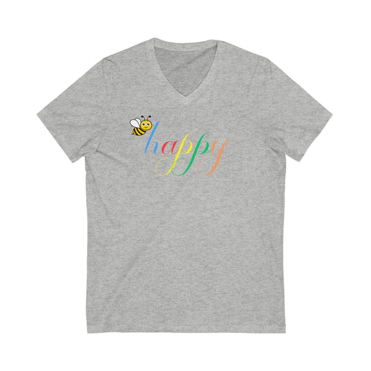 Happy V-Neck Tee