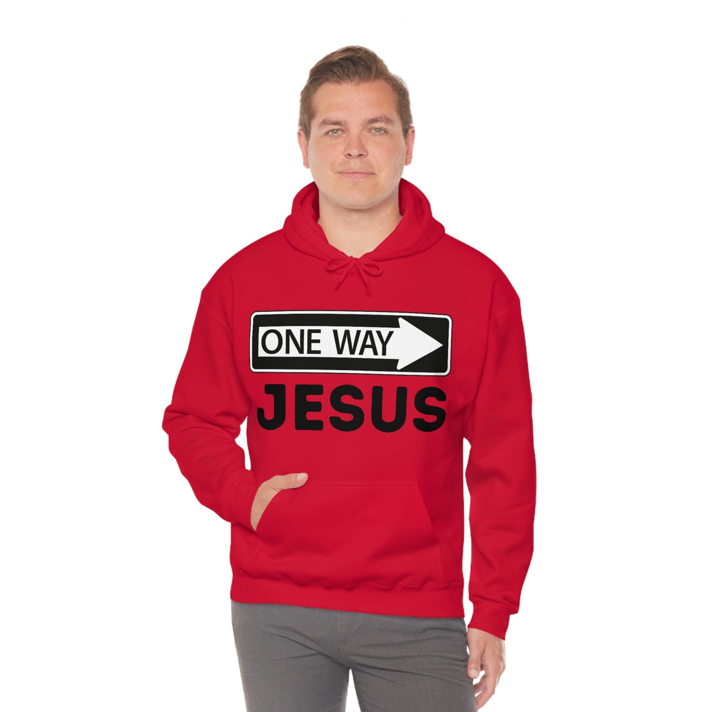 One Way Jesus Men's Sweatshirt