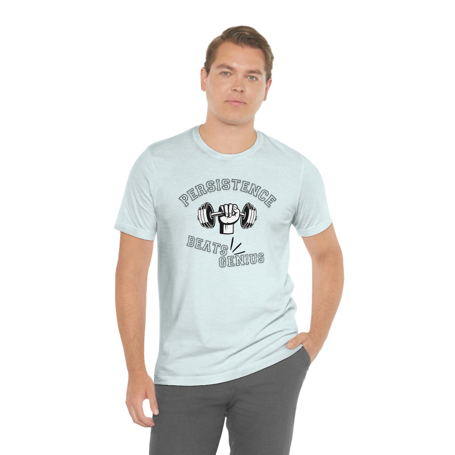 Persistence Beats Genius Men's t-shirt