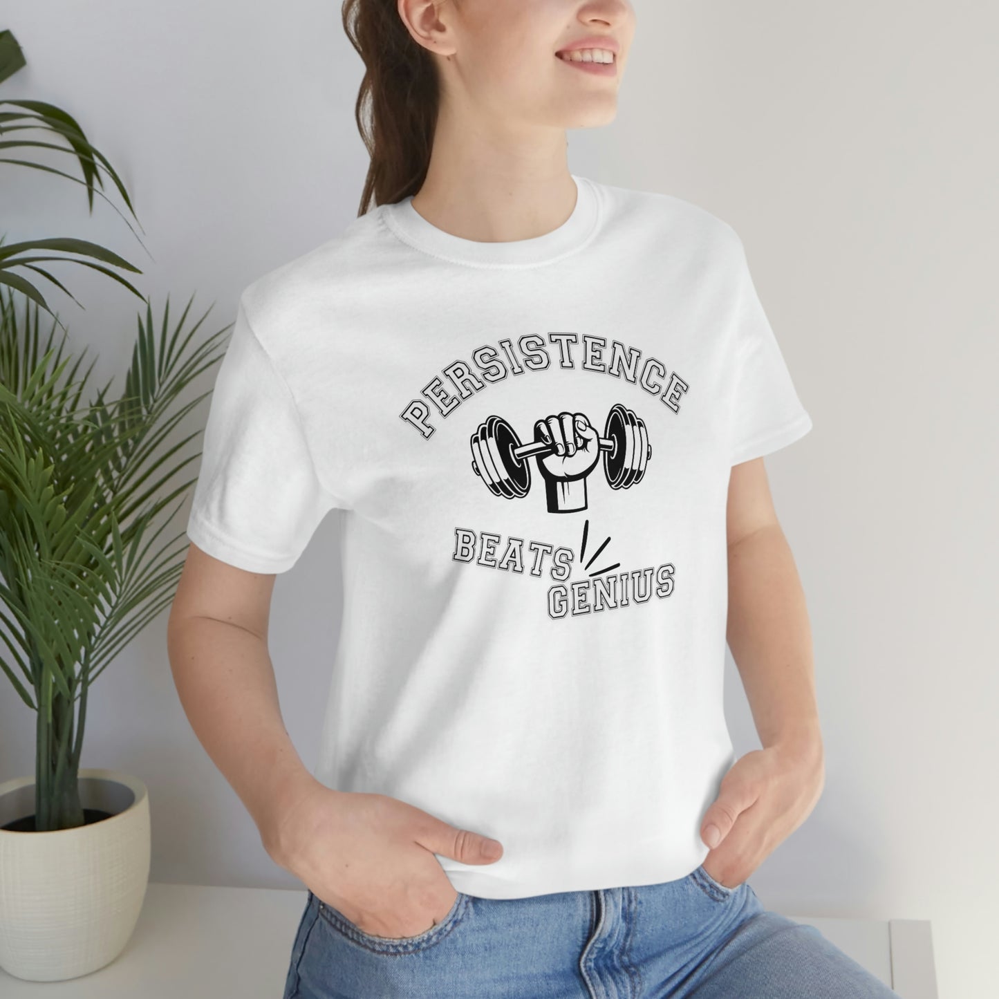 Persistence Beats Genius Women's t-shirt