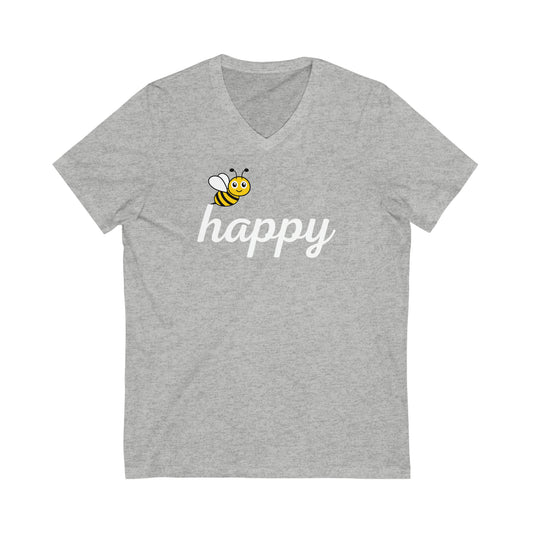 Bee Happy V-Neck Tee