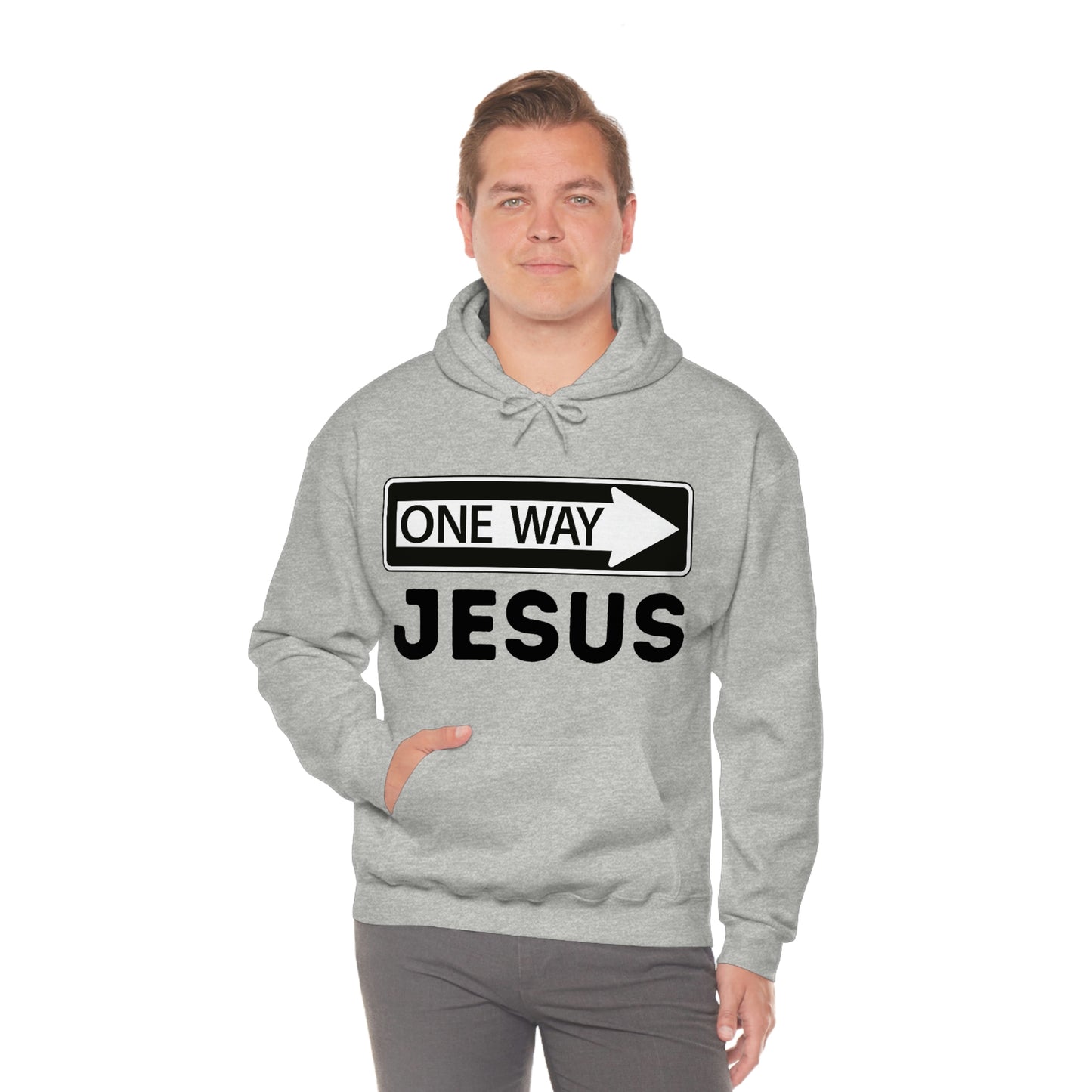 One Way Jesus Men's Sweatshirt