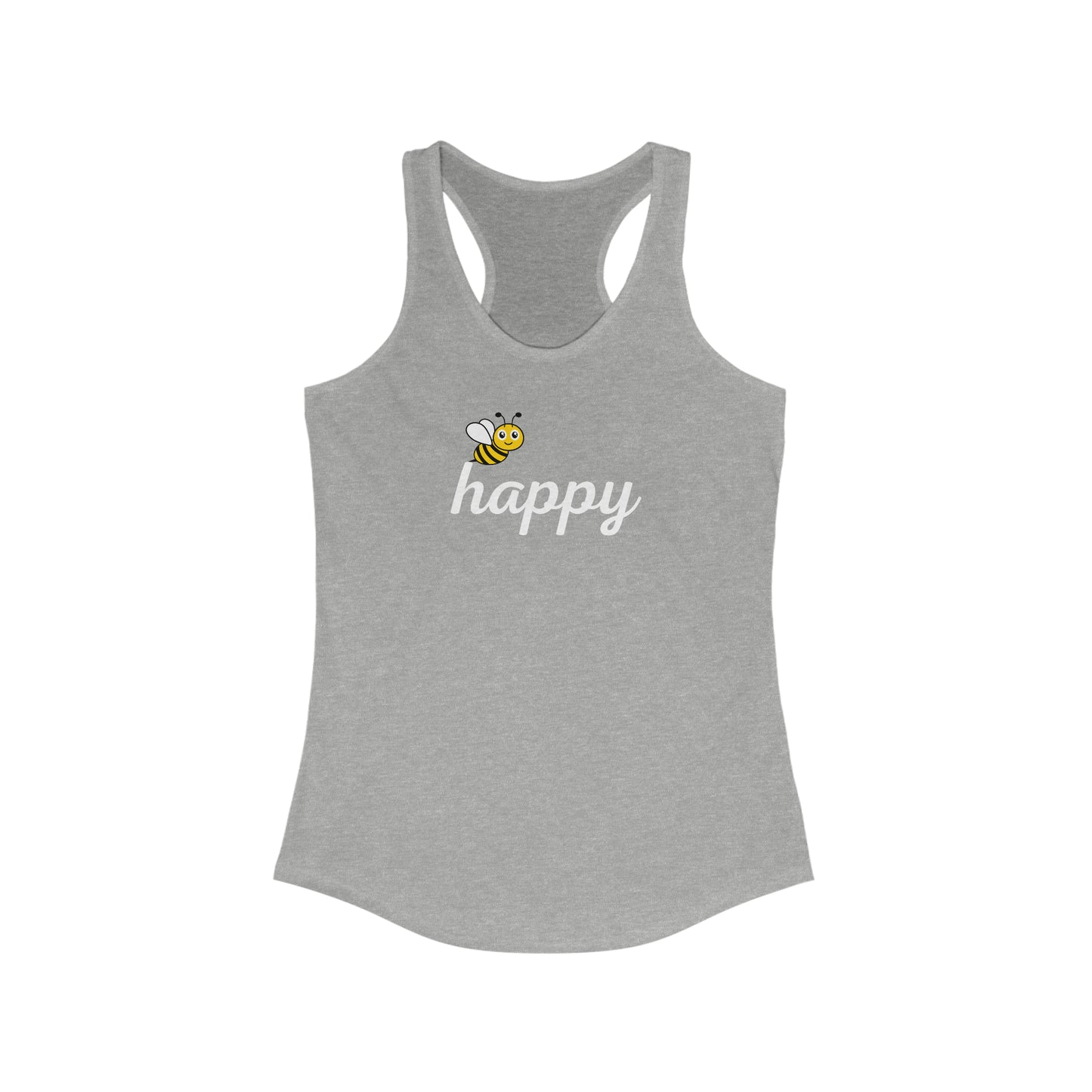 Bee Happy Women's Racerback Tank