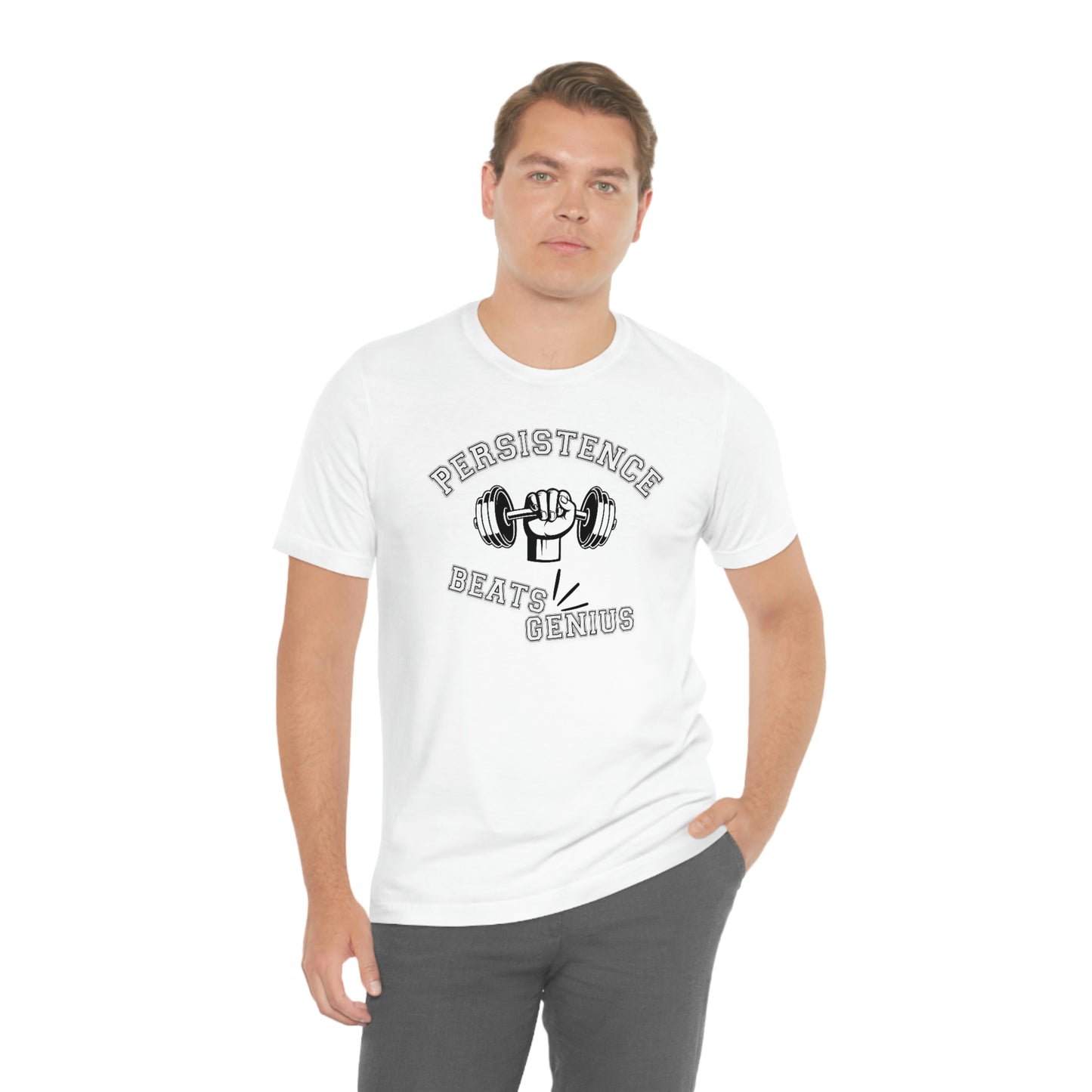 Persistence Beats Genius Men's t-shirt