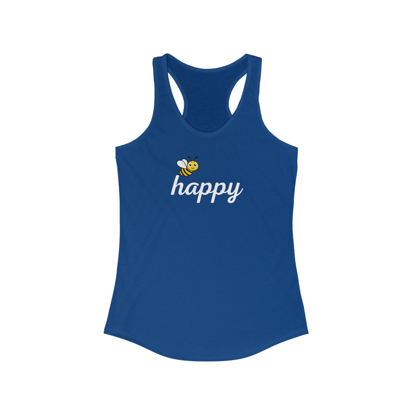 Bee Happy Women's Racerback Tank