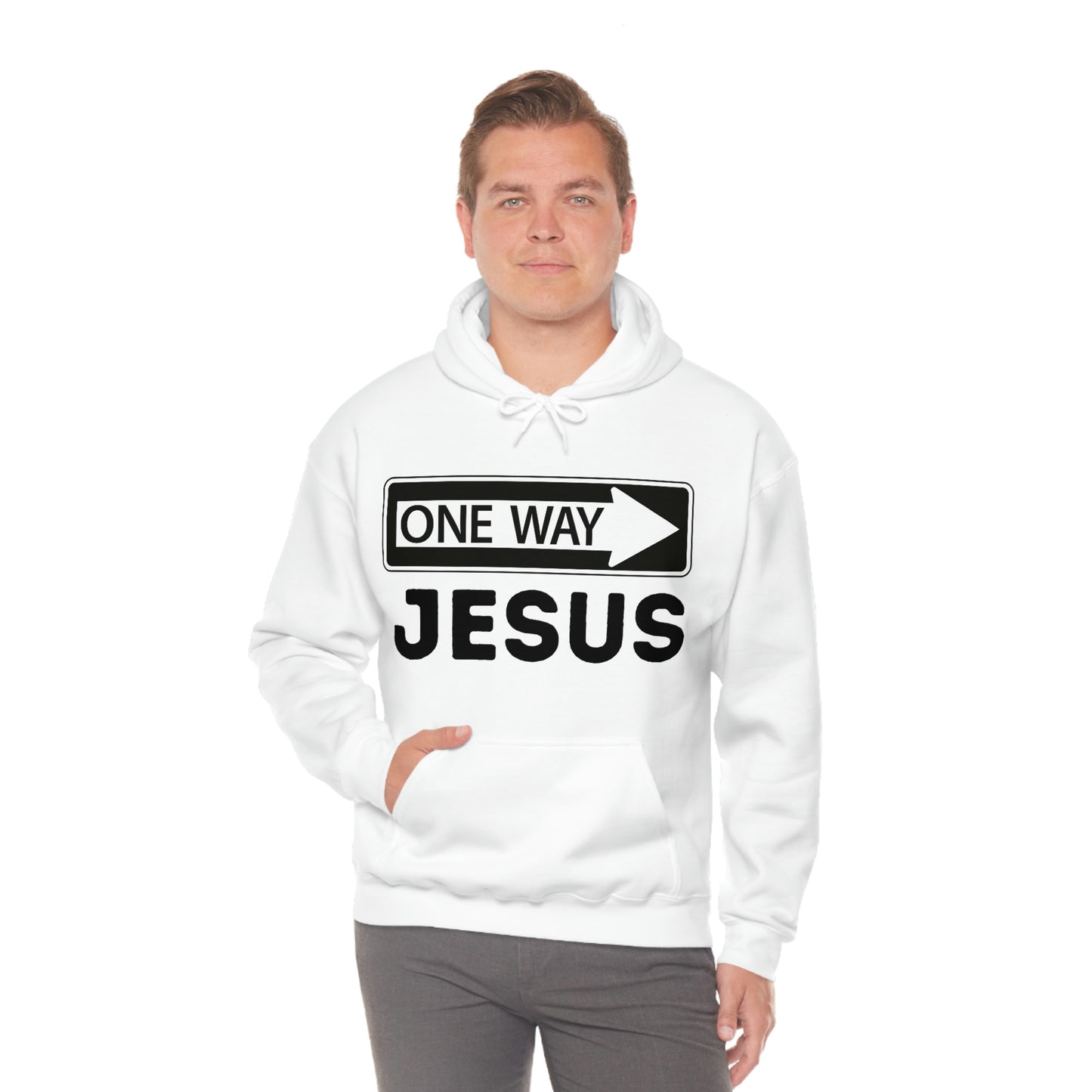 One Way Jesus Men's Sweatshirt