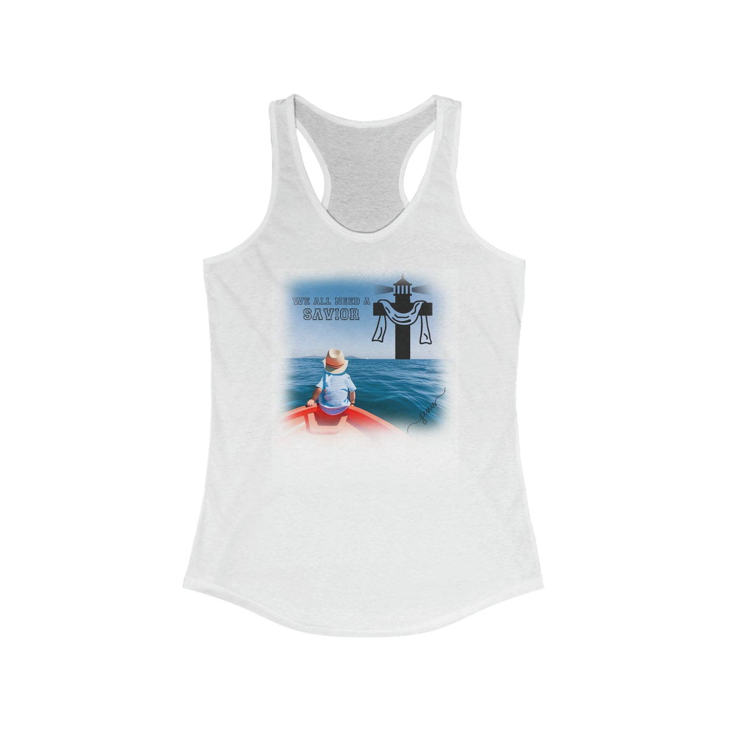 We All Need A Savior Women's Racerback Tank