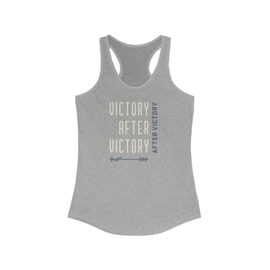 Victory After Victory After Victory Women's Racerback Tank