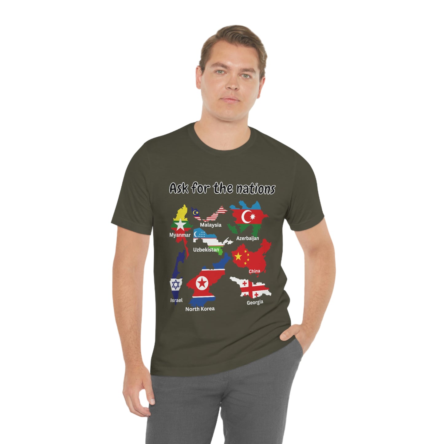 Ask For The Nations Men's T-shirt