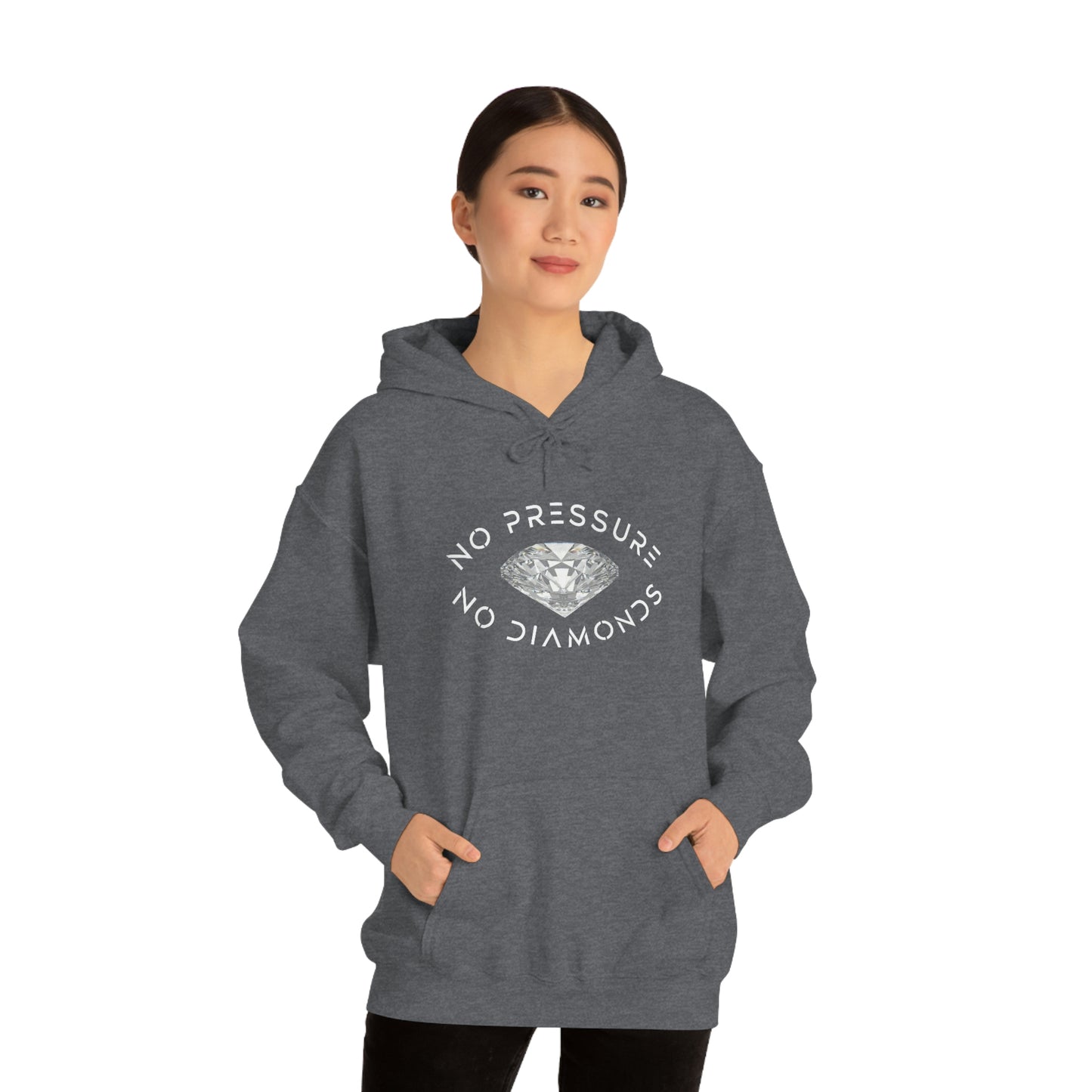 No Pressure No Diamonds Women's Hooded Sweatshirt