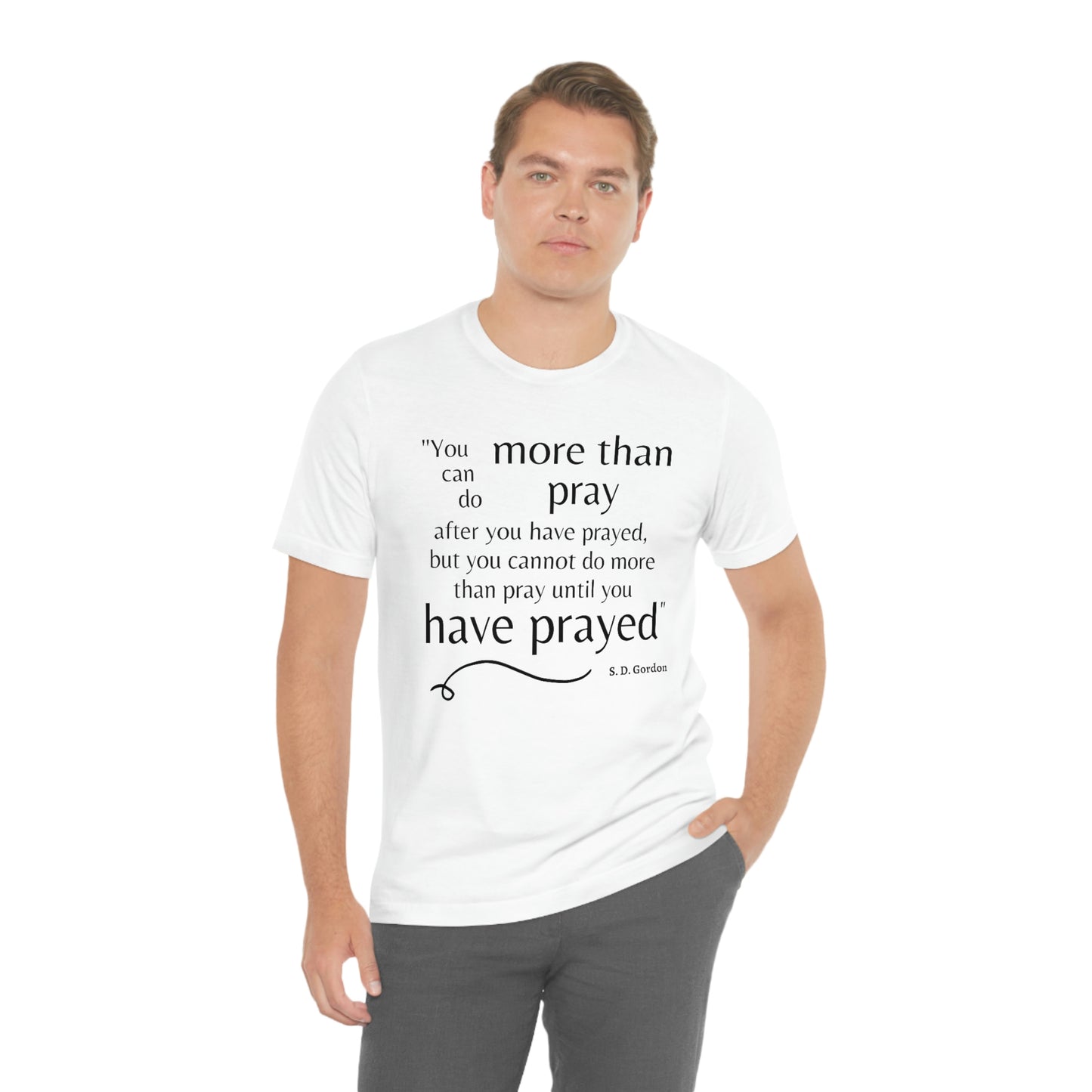 S.D. Gordon prayer quote Men's t-shirt