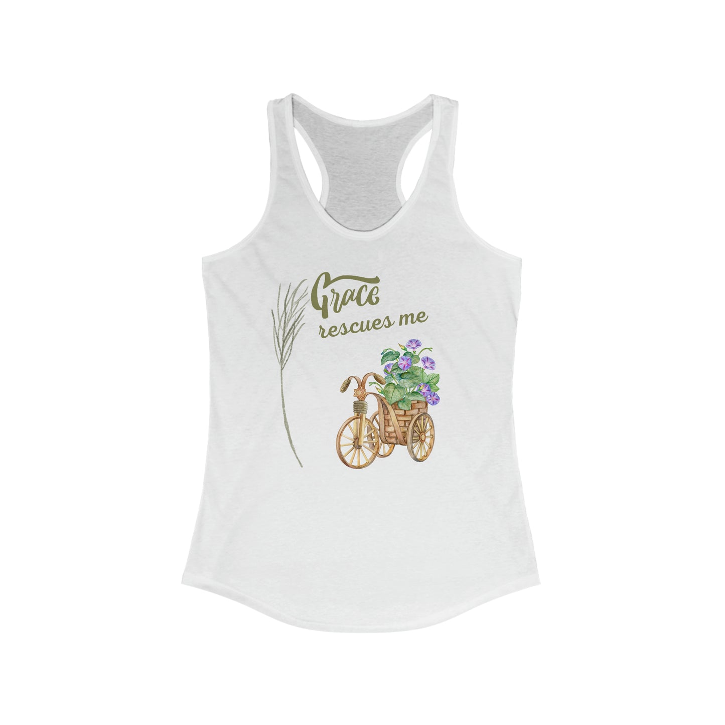 Grace Rescues Me Women's Racerback Tank