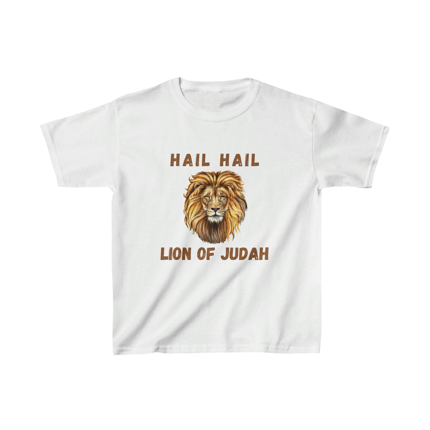 Hail Lion Of Judah Kids Cotton Tee