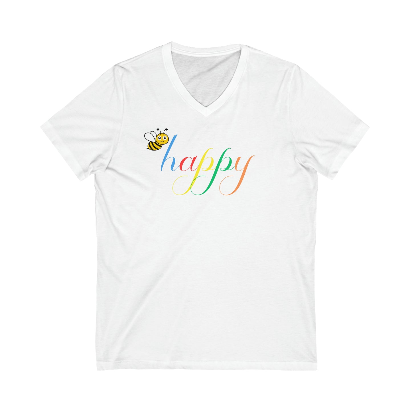 Happy V-Neck Tee