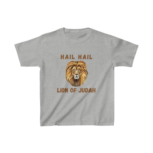 Hail Lion Of Judah Kids Cotton Tee