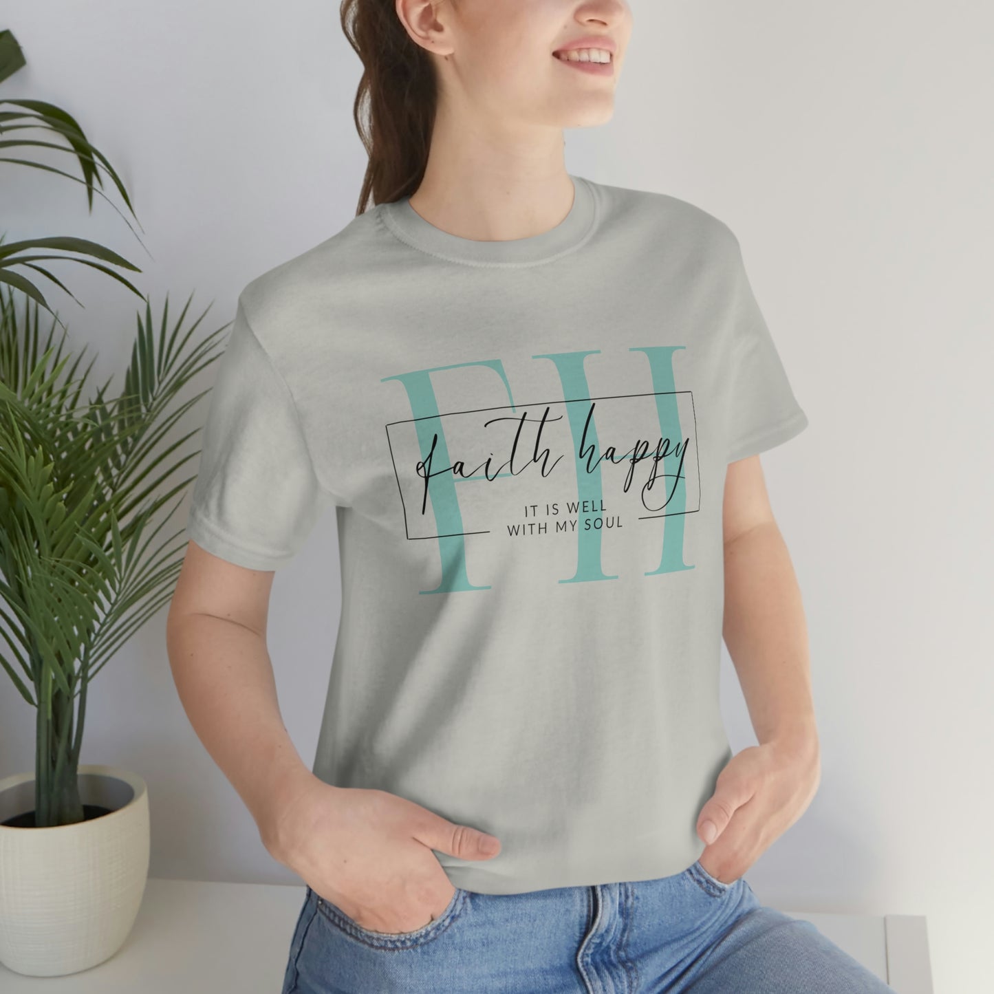 Faith Happy Unisex t-shirt